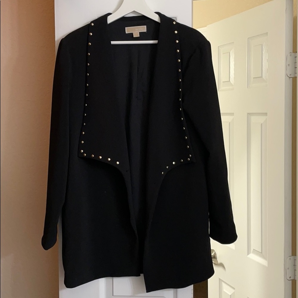 Michael Kors Size L Jacket w/ Gold embellishments